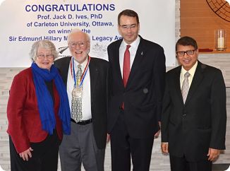 Pauline Ives, Jack Ives, H.E. Simon Tucker, H.E. Kali Pokhrel